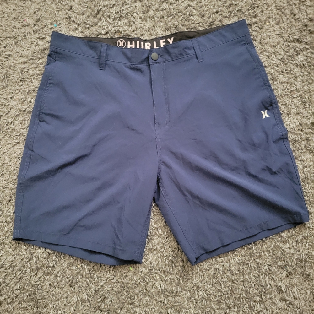Hurley Blue Mesh-Lined Shorts
